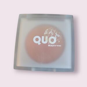 Quo Beauty Soft Focus Matte Blush in Peach Pie (75) – Cream-to-Powder